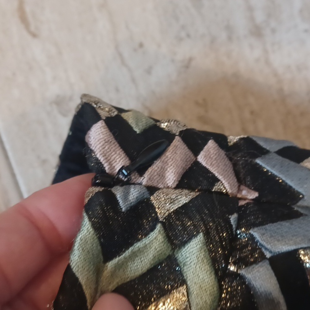 Milly Multi-Colored Metallic Design Print Skirt - Picture 4 of 7